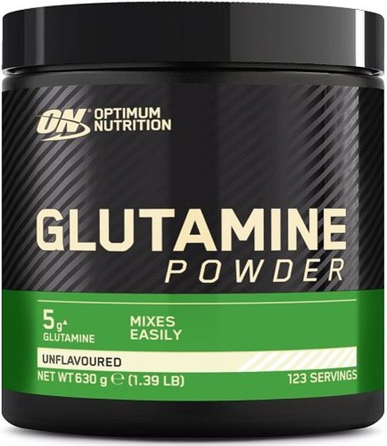 Optimum Nutrition Glutamine Poeder - Sportsupplement - Smaakloos - Aminozuur - 630 gram (120 servings)