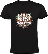 Ce n'est pas une fête tant que Wes n'a pas été T-shirt homme | chemise | Noir