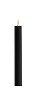 Luxe LED kaars - Black LED Dinner Candle D2,2 x 15 cm (2 pcs)- net een echte kaars! Deluxe Homeart
