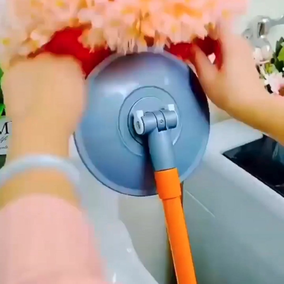 Gratis Mini Mop 360 Rotatie Automatische Doek Veranderende Reiniging Mop Absorberende Natte Droge Vloer En Telescoop Tool Reiniging