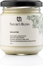 Nature's Blend - Shea Butter - Puur & Ongeraffineerd - 200 ml - Huid en Lichaam