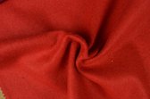 10 meter wol stof - Rood - 78% polyester - 22% wol