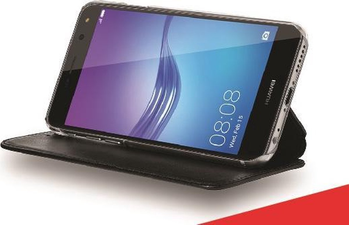 Azuri Ultra dunne book case - Geschikt voor Galaxy A6 2018 hoesje - Zwart
