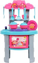 Ogi Mogi Toys keukenset speelgoed - Kinderkeuken - Keuken Speelgoedset voor kinderen - Speelset met 26 onderdelen - Met Servies en Speelgoed Pannen - vanaf 3 jaar