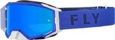 Masque FLY Racing Zone Pro Blue W Sky Blue Mirror Smoke Lens -