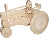 Bouwpakket 3D Puzzel Tractor-hout