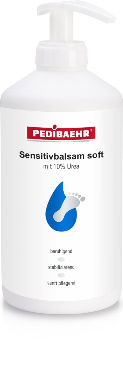 PEDIBAEHR - Voetcrème - Sensitivebalsem Soft met 10% Urea - 11586 - 500ml -