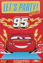 Cars uitnodigingen - Cars - Disney - 95 - Lightning Mcqueen - Cars speelgoed - Auto - Kinderfeestje - Party - Feest - Verjaardag - 5 stuks - Verjaardagsuitnodigingen - Kinderfeestje - Jongens - Meiden - Stoer - Met enveloppen