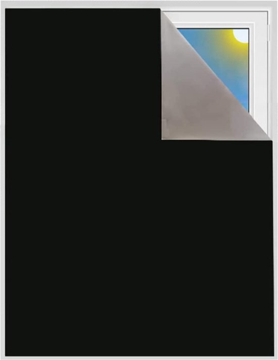 Verduisterings gordijn - warmte/licht werend doek - 150 x 100mm - 100%  verduisterend | bol.com
