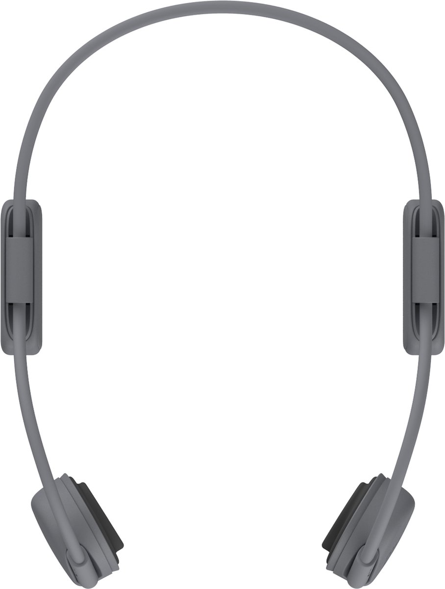 myFirst Headphones BC Wireless Grijs voor kinderen, botgeleidingskoptelefoon - draadloos - waterbestendig - noice cancelling tijdens gesprek