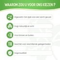 Voordelen van de kunstplant: zacht, natuurlijk, voor binnen en buiten, veelzijdig en hoge kwaliteit.