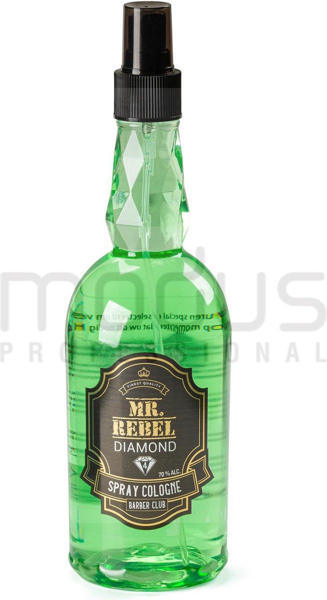 Mr.Rebel - Diamond - Spray Cologne - Green 400 ml