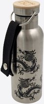 Nubento isoleerfles rvs met bamboe deksel dragon 500ml