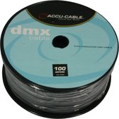 Accu-Cable AC-DMX3/100R DMX kabel 100m 110 Ohm, 3pol. (EUR/m=0,69) - DMX kabels