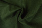 10 meter wol stof - Mosgroen - 78% polyester - 22% wol