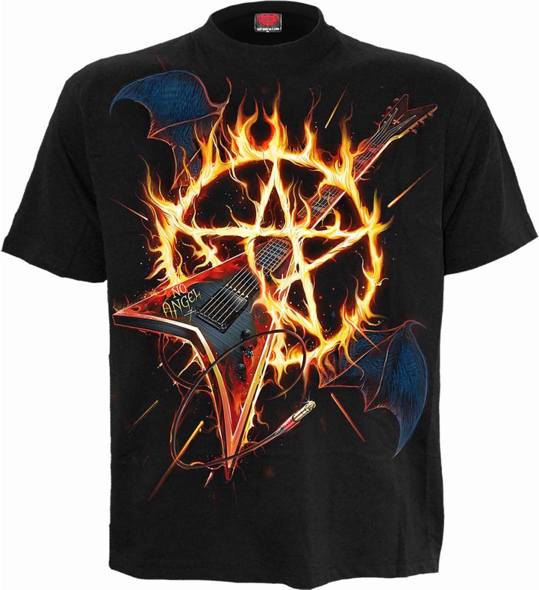 Spiral - HOT METAL Heren Tshirt - S - Zwart