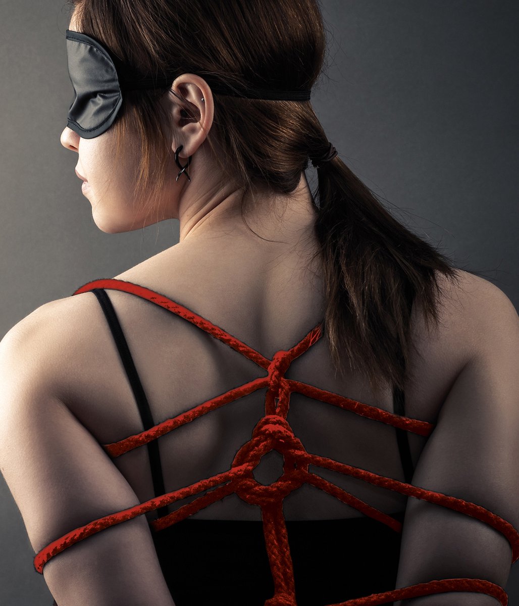 Power Escorts Bondage Touw 3 Meter - Rood - BDSM