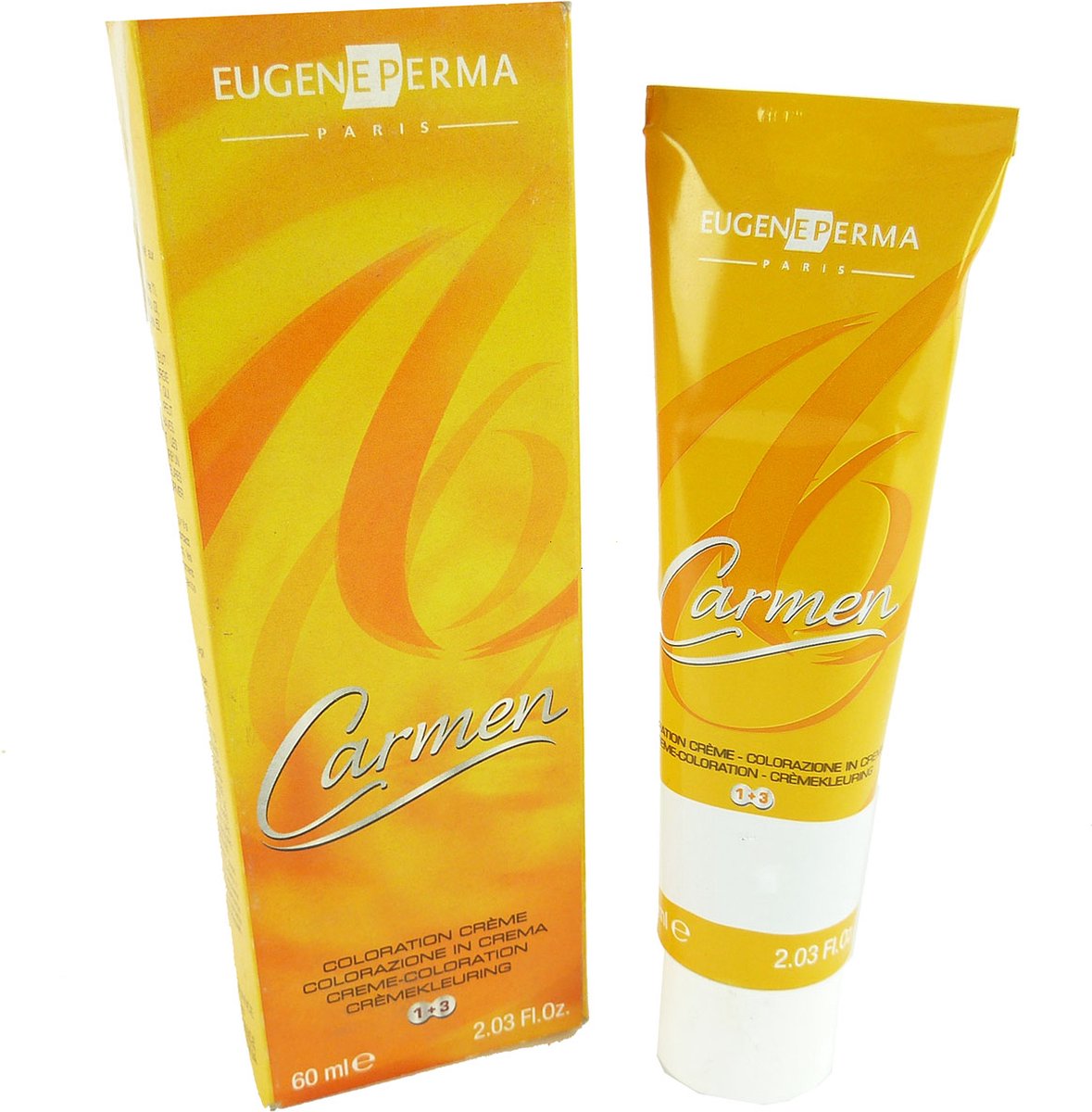 Coloration Crème Eugene Perma Carmen - Différentes Teintes Disponibles, 60 Ml, Neuf