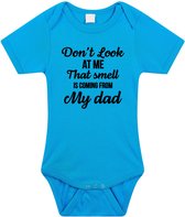 That smell is from my dad tekst baby rompertje blauw jongens - Kraamcadeau/ aankondiging aanstaande vader 68