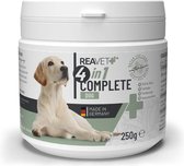ReaVET - 4in1 Compleet voor Honden - Voor vacht, bewegingsapparaat, spijsvertering en immuunsysteem - Allround verzorging voor honden - 250g