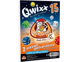 White Goblin Games - Qwixx 15 - Dobbelspel - 2 tot 5 spelers - Voor de hele familie - uitbreiding - 