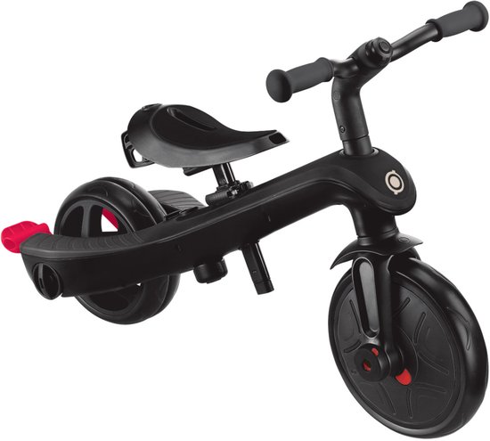Driewieler - Globber Trike 4 in 1 in Black - zwart - 4in1 converteerbaar - met duwstang - vanaf 10 maanden tot 5 jaar van Merkloos — afbeelding 4