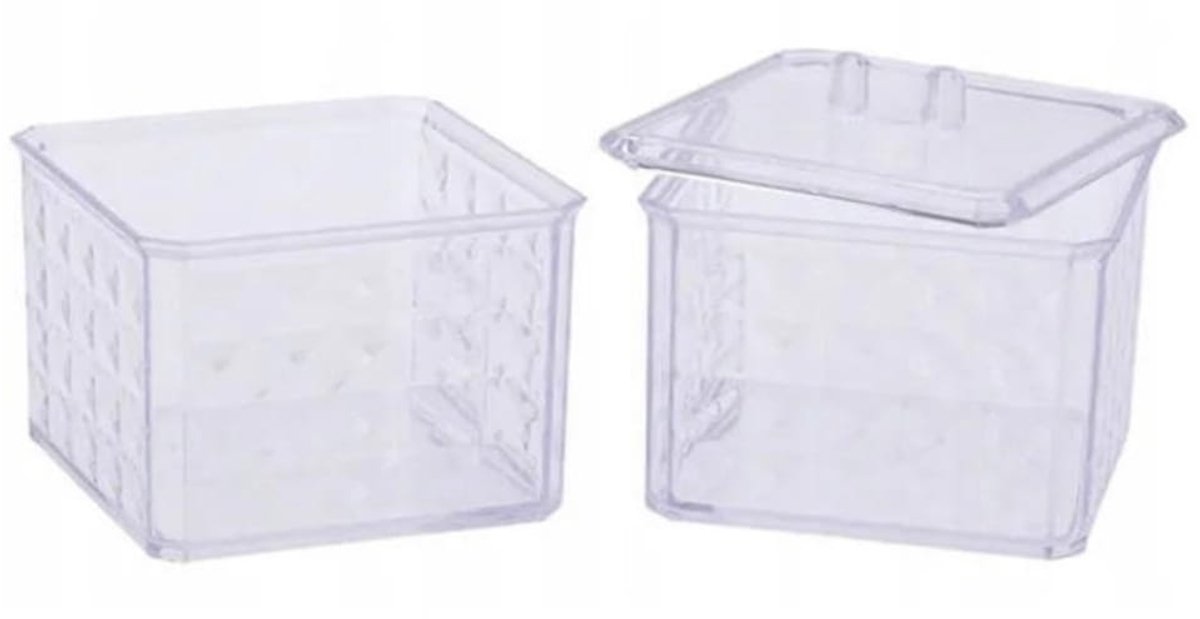 Koopman - Tasorganizer - Transparant - 2 stuks - Modern