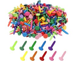 JGS Premium - Set van 200 stuks Patroon Zak Klemmen - Voor School, Kantoor, Kaarten Maken en Handwerk