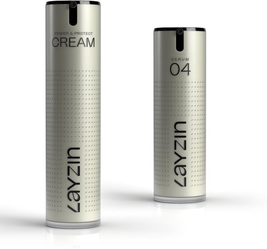 LAYZIN Skin Revive Essentials Duo – SERUM 04 Huidherstel & Power & Protect Dagcrème SPF30 – Littekens & Striemen Verminderen – Beschadigde en Gevoelige Huid – Hydratatie, Bescherming & Huidbarrière Herstel