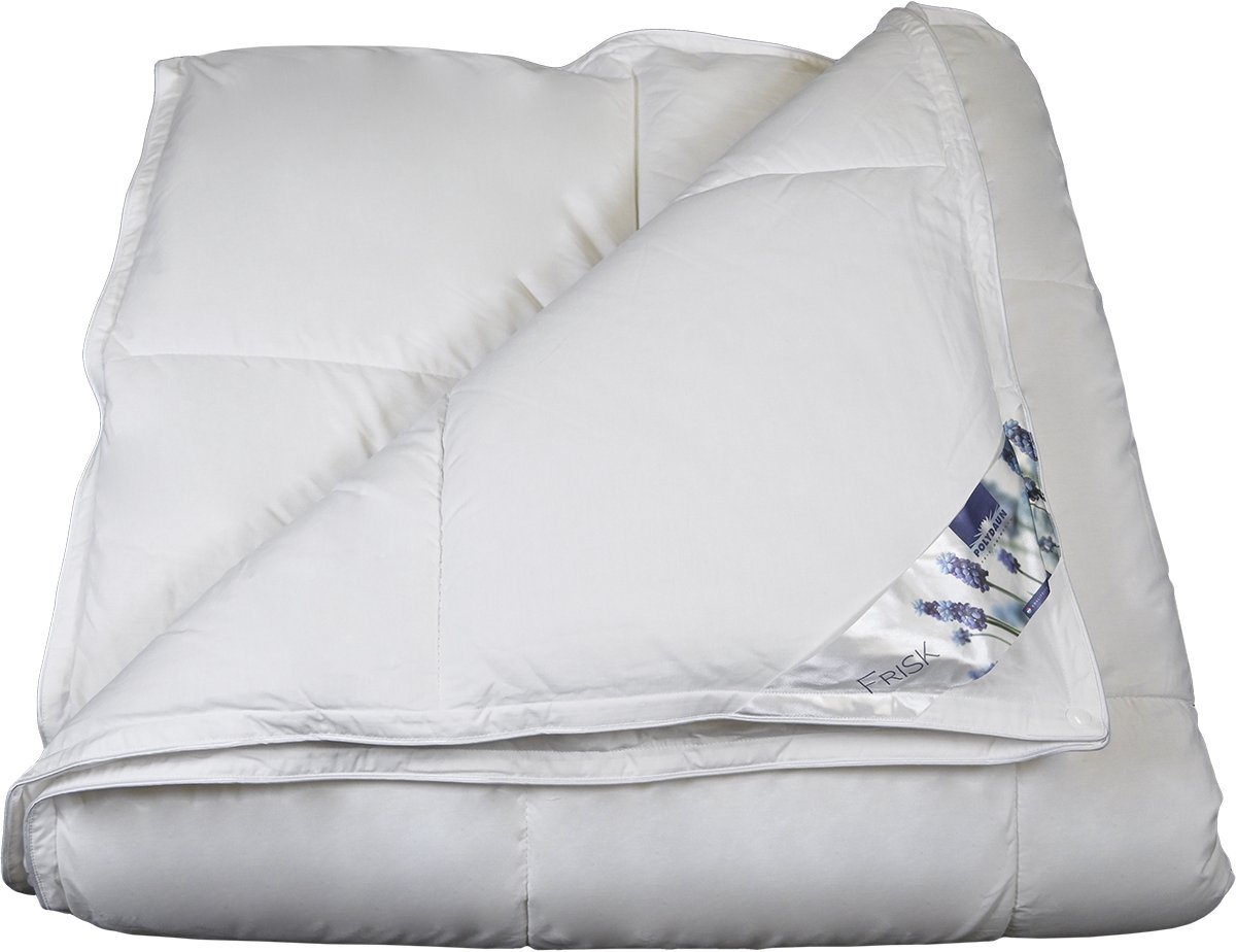 Polydaun FRISK dekbed - 4-seizoenen - gerecyclede Isocraft® vulling - 100% fijne katoenen tijk - 240x200 cm