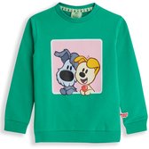 Woezel & Pip Sweater jongens - Groen - Maat 98/104 - Jongens trui