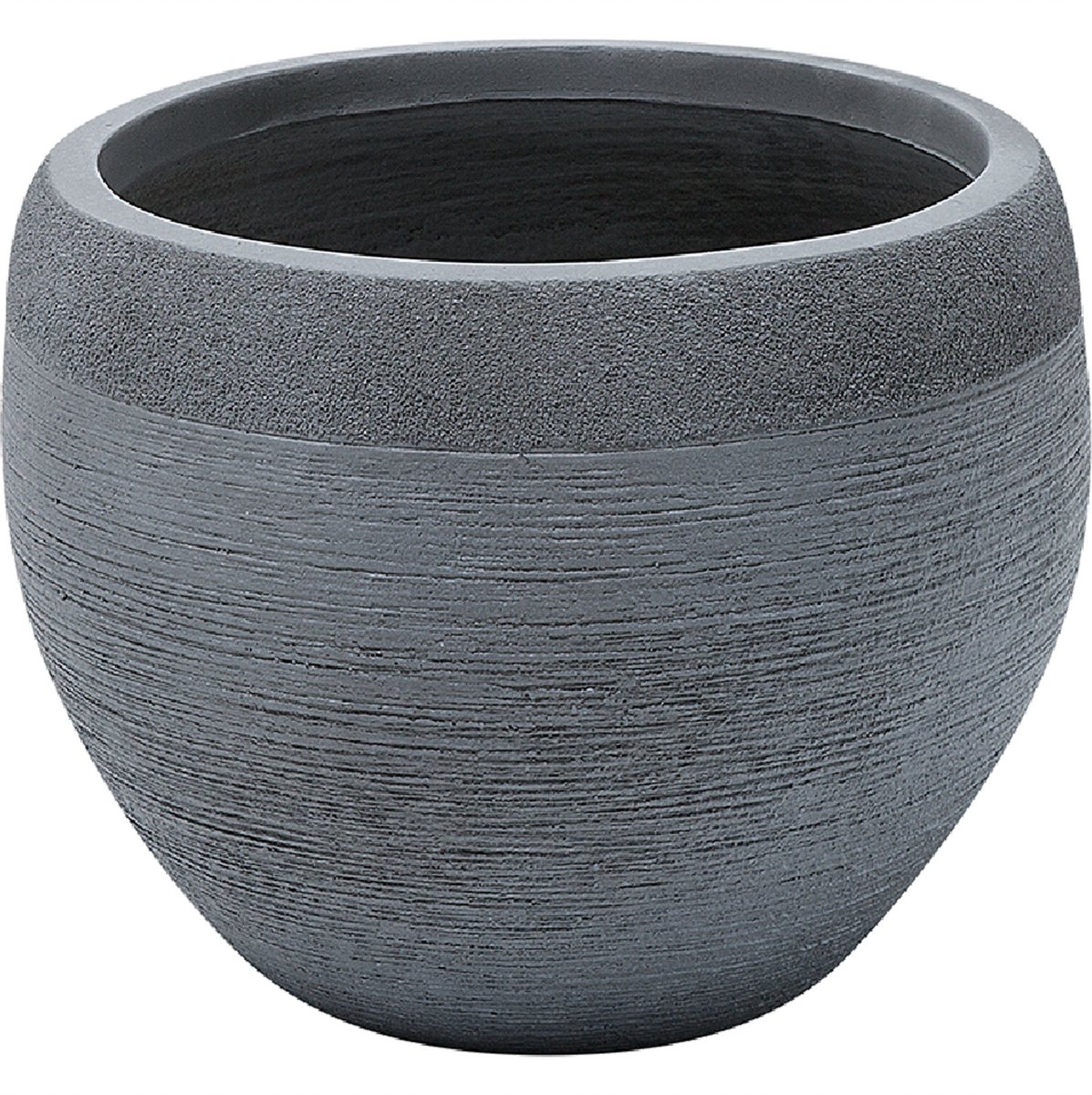 BELIANI ZAKROS - Bloempot - Grijs - 38 cm - Klei-vezelmengsel