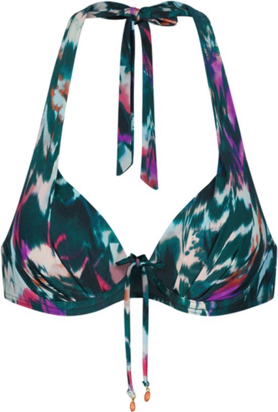 cyell bikinitopje ikat teal