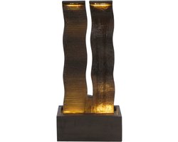SUNLINE - Tuinfontein met LED - Bruin - Hars