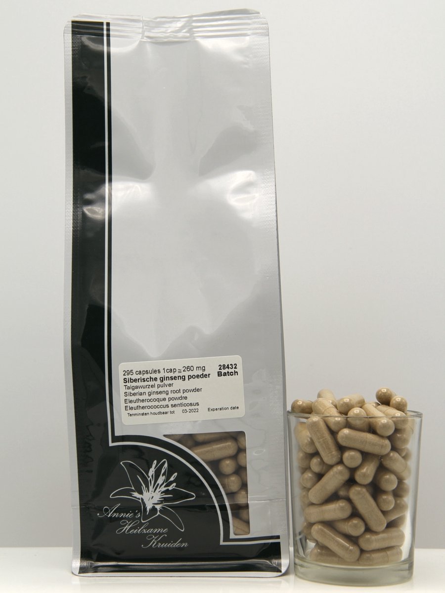 Goedkoopste Siberische ginseng capsules 295 stuks