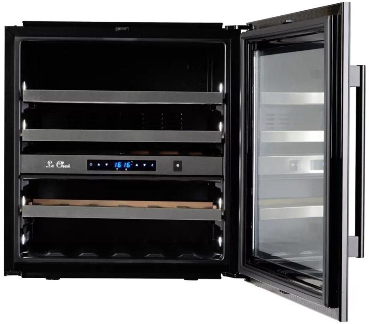 Le Chai LBN340 Inbouw Wijnklimaatkast 2 Zones 34 Flessen - afbeelding 3