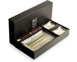 Sushiset - Mochi - Japans Sushi Servies Set - 6-Delig - 2 Persoons - sterke kwaliteit - gemaakt in Japan