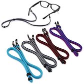 Cordon de lunettes BOTC - 4 pièces - jusqu'à 35 cm - Lunettes de lecture - Ajustable - Léger - Cordon de lunettes - Chaîne de Perles