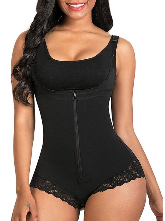 Somstyle Colombiaanse Corrigerende Body - Maat L - Bodysuit - Corrigerend Ondergoed Dames - Bodyshaper - Zwart