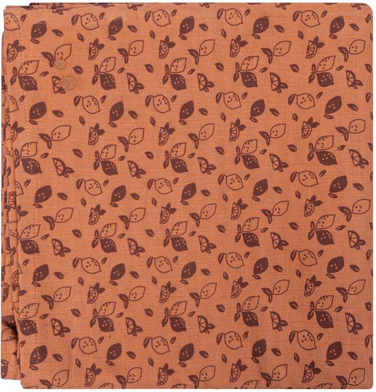 Hydrofiele Doek 120 x 120cm - Baby Wikkeldoek - Slaapdoek Toffee Brown - Bruin - Snoozebaby