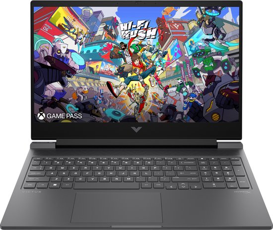 HP Victus Gaming Victus 16-s0084nf AMD Ryzen™ 7 7840HS Laptop 40,9 cm (16.1") Full HD 32 GB DDR5-SDRAM 512 GB SSD NVIDIA GeForce RTX 4070 Wi-Fi 6 (802.11ax) Gratis DOS Zwart - HP - Hoofdafbeelding