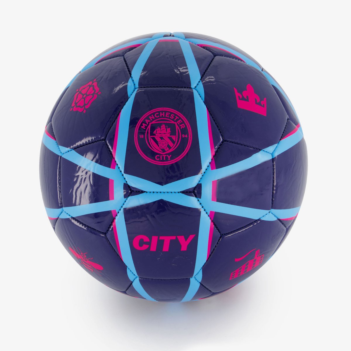 Manchester City voetbal blauw