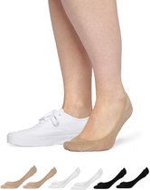 SNOCKS Loafer Sokken - Footies Dames - Footies Heren - Onzichtbare Sokken - Invisible Sokken - Kousenvoetjes - Maat 38-46 - 6 Paar - Duurzaam Cadeau