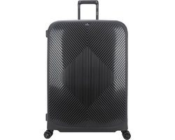 Decent Axiss-Fix Spinner TSA Reiskoffer vaste sluiting 110 liter - Grote maat koffer 78 × 54 × 33 - Reiskoffer met wielen - Lichtgewicht koffer - Zwart