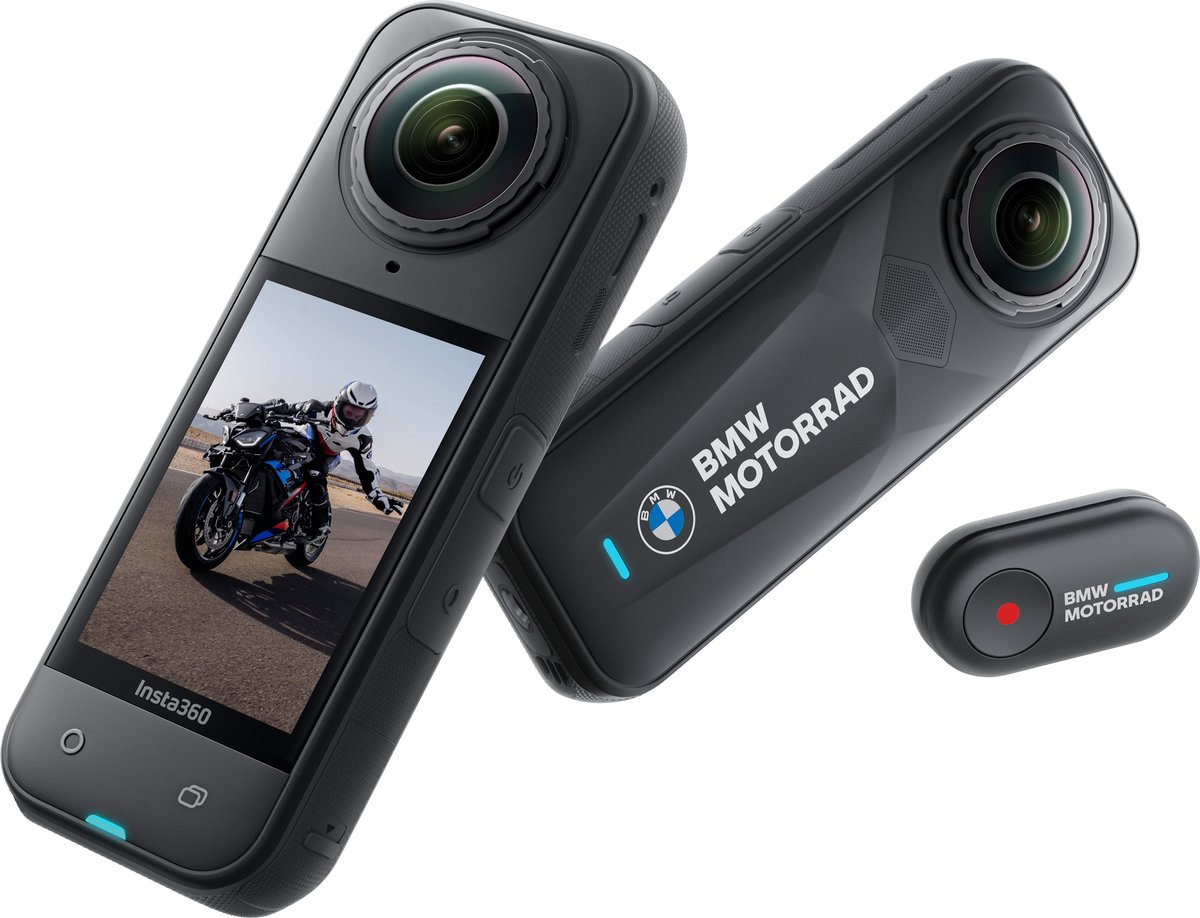 Insta360 X5 BMW Motorfiets Bundel - Actioncam - Zwart