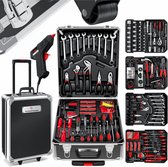 Bol.com Schwartzmann® 409 Delige Gereedschapset in Koffer - Toolbox - Gereedschapskoffer Gevuld - Gereedschapskist - Schroevendr... aanbieding