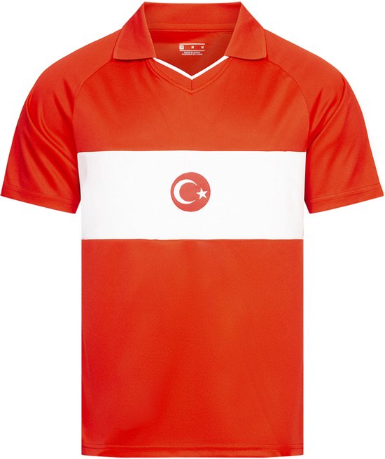 Foto: Jelex voetbalshirt voetbal t shirts turkse elftal turkey t rkiye ek wk 88 retro voetbal shirt trainingsshirt trainings top sportshirt heren voetbal kleding turkije shirt collectors item limited edition maat l