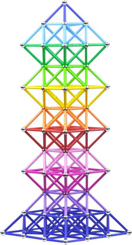 Magnetisch Bouwstenen Speelgoed – 308-delig Educatief Constructiespeelgoed – 3D Puzzel Blokkenset met Opbergtas – STEM Speelgoed voor Kinderen – Magnetische Bouwblokken – Niet-giftig & Veilig – Creatief Spel voor Jongens & Meisjes