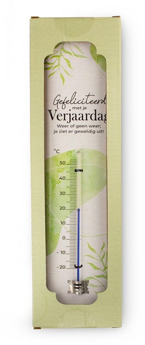 Thermometer - Verjaardag - Binnen en buiten