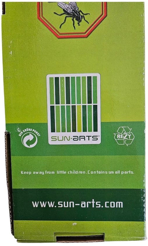 Sun-arts Vliegengordijn Verspringt Hulzen 210 X 90 Cm Pvc Crème — afbeelding 3